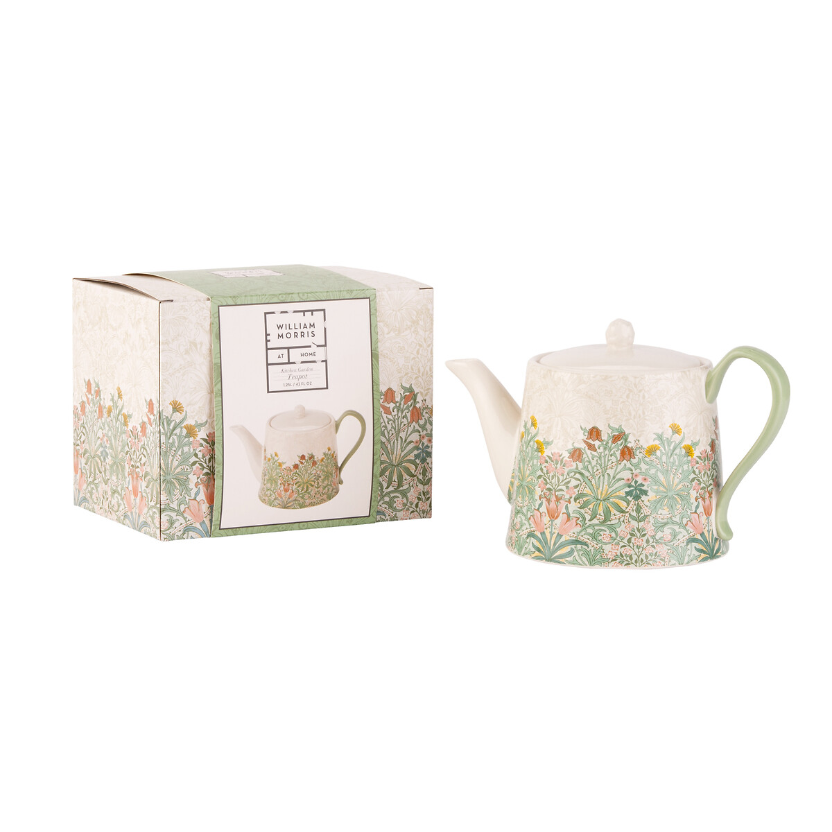 Kitchen Garden Teapot multi-coloured, WILLIAM MORRIS AT HOME