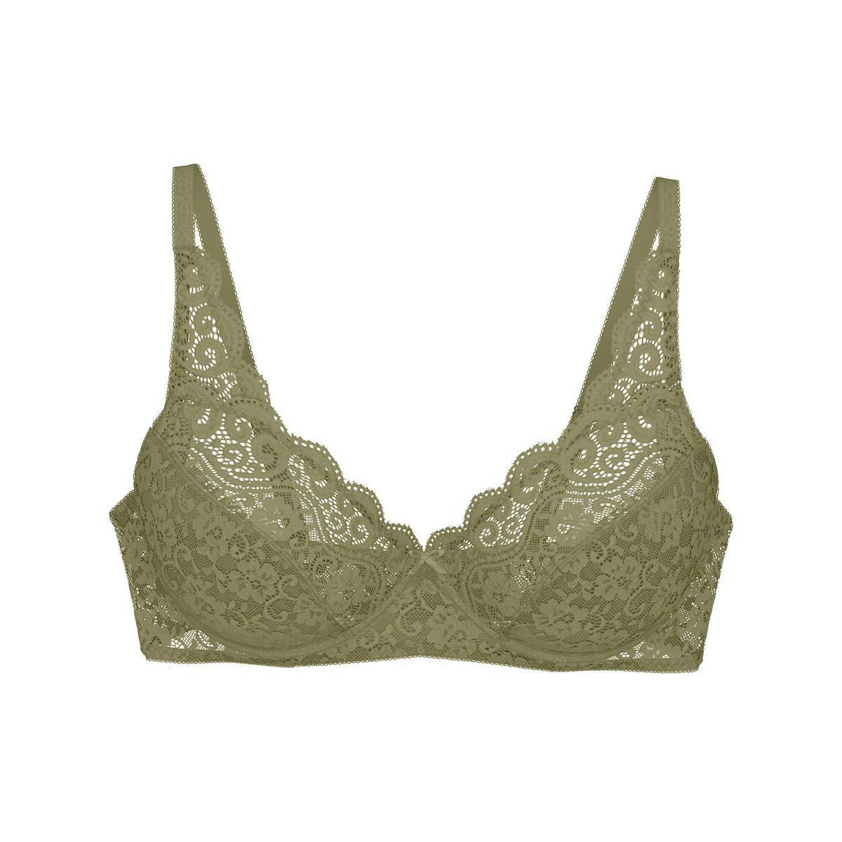 Reggiseno senza ferretto AMOURETTE verde oliva, TRIUMPH