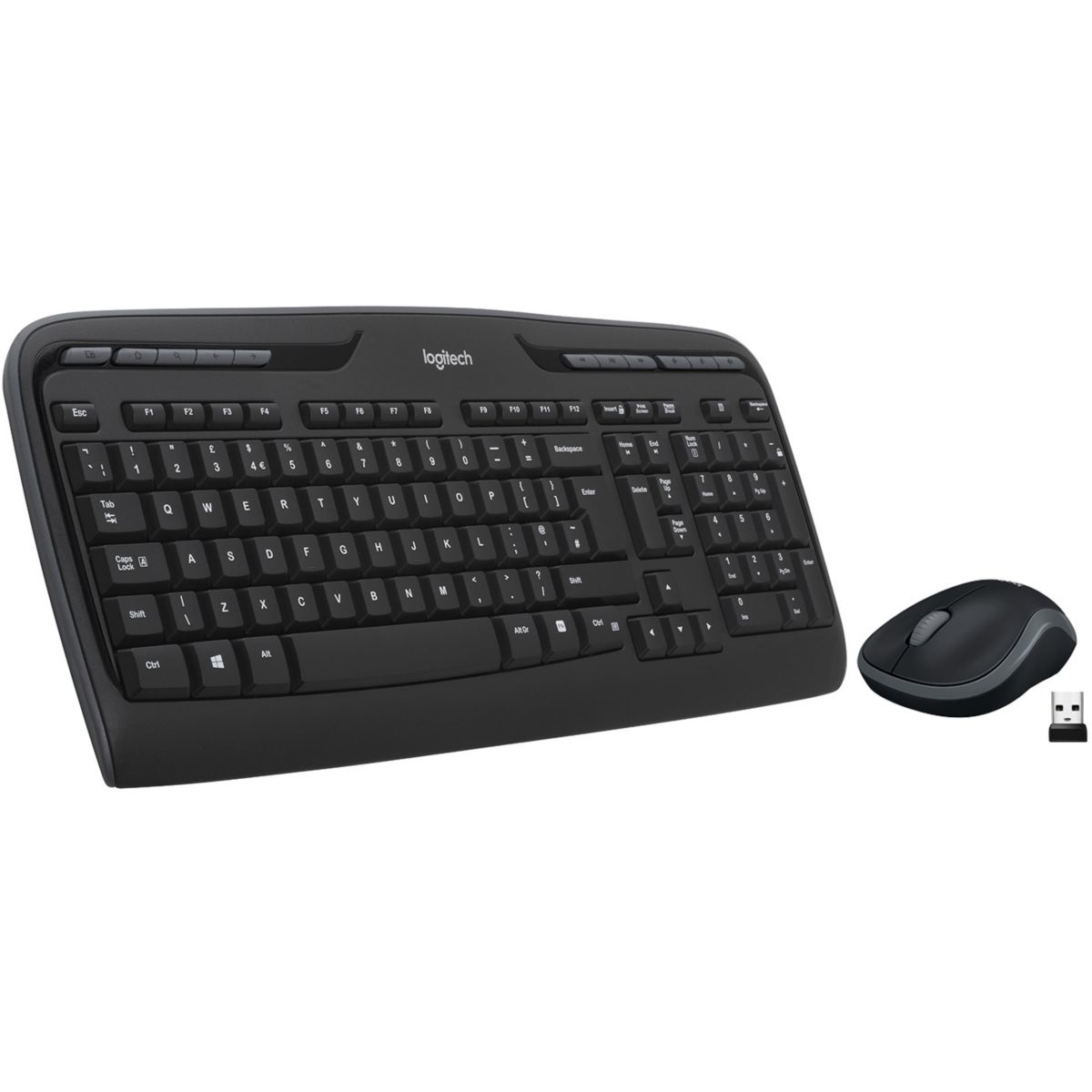 Clavier + Souris MK330 noir et gris, LOGITECH