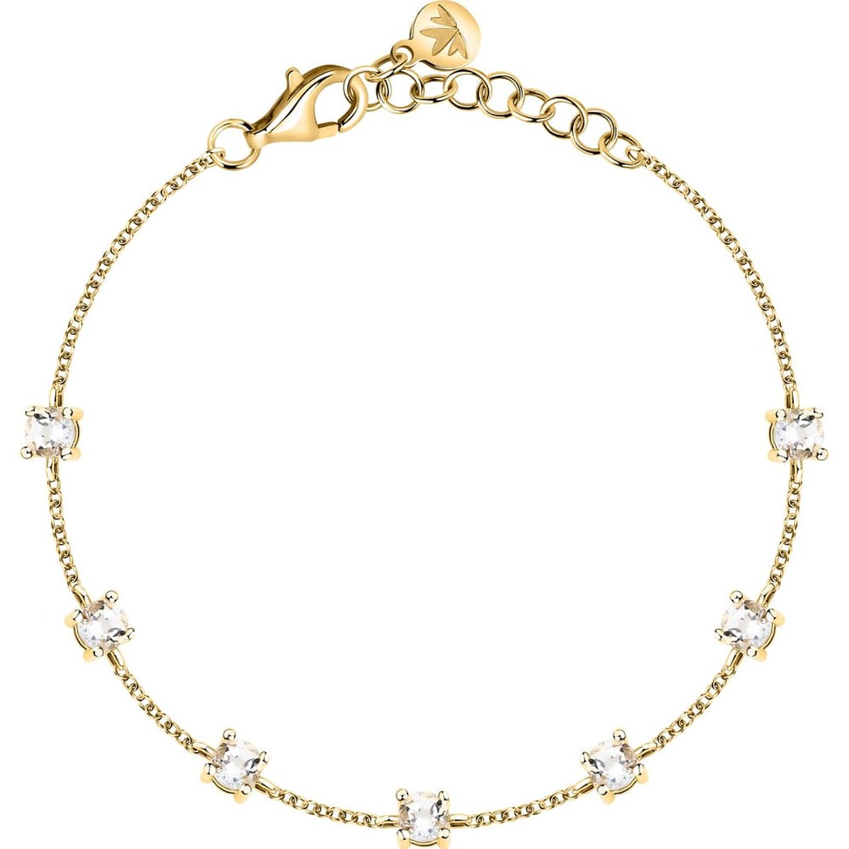 Bracelets en Zircon/zircons Cubiques/argent 925/1000 Recyclé et Zircon or/blanc, MORELLATO