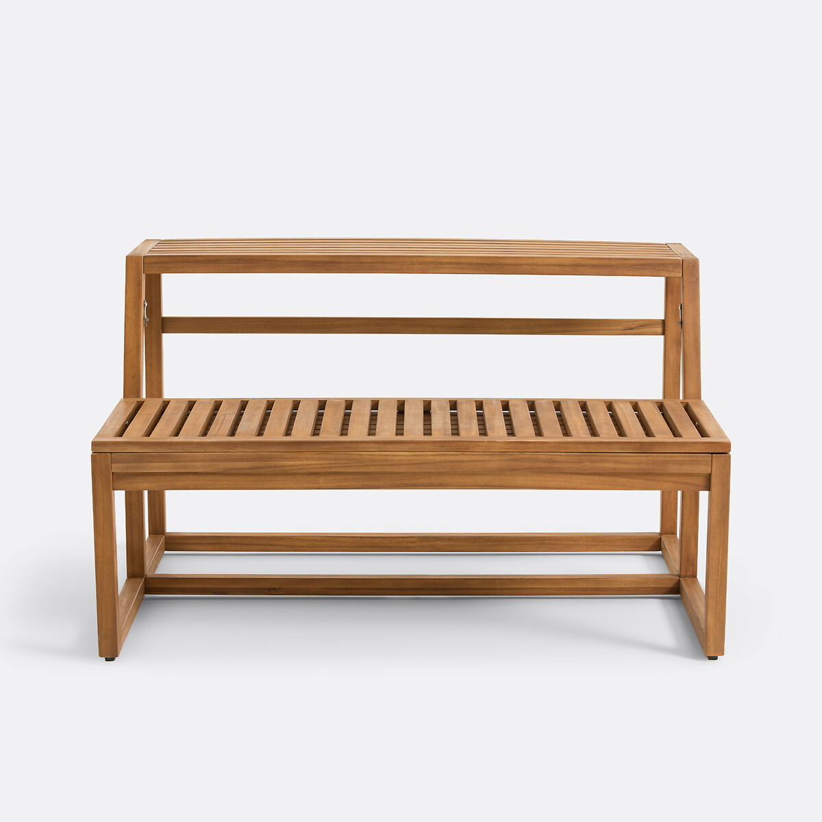 Banc-table de jardin en acacia massif, TALIA acacia, LA REDOUTE INTERIEURS