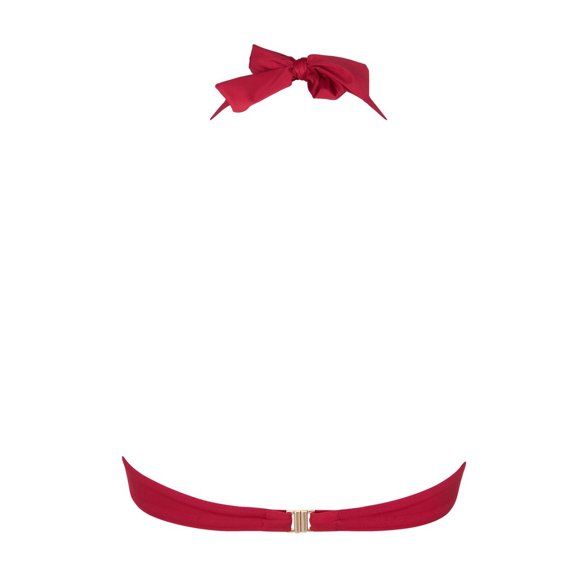 Haut maillot de bain armaturé dos nu Isola Rossa rouge, LISCA