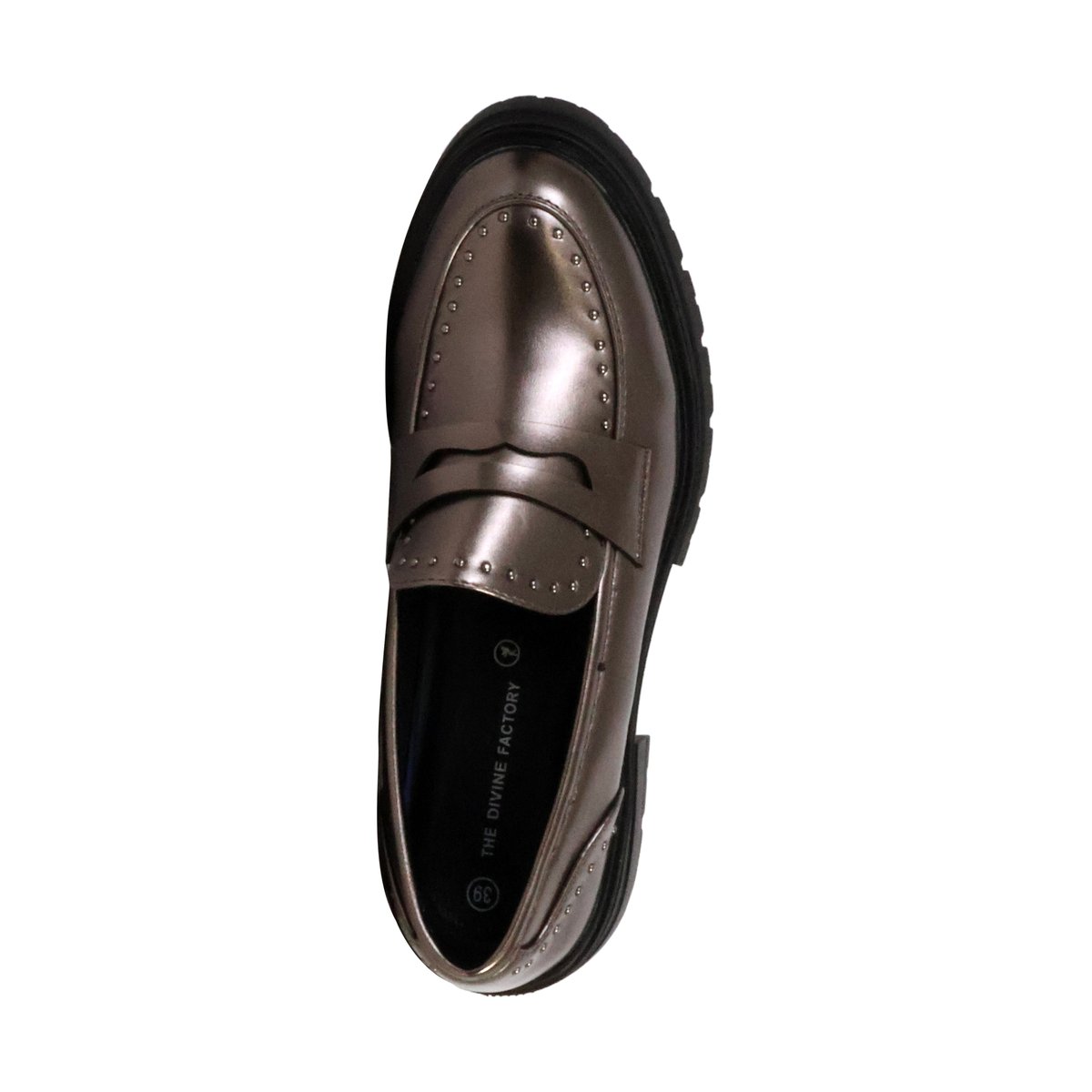 Mocassin à Enfiler pewter, THE DIVINE FACTORY