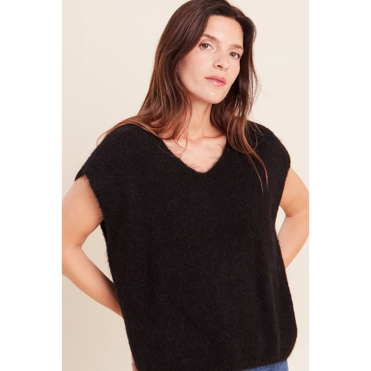 Pull sans manches noir, BREAL