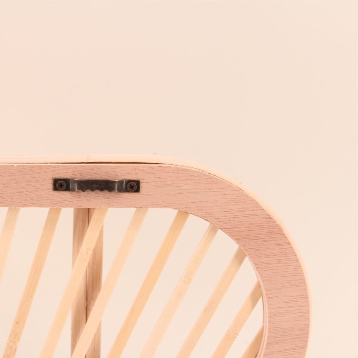 Porte manteau en rotin 45cm naturel, ORNAMI