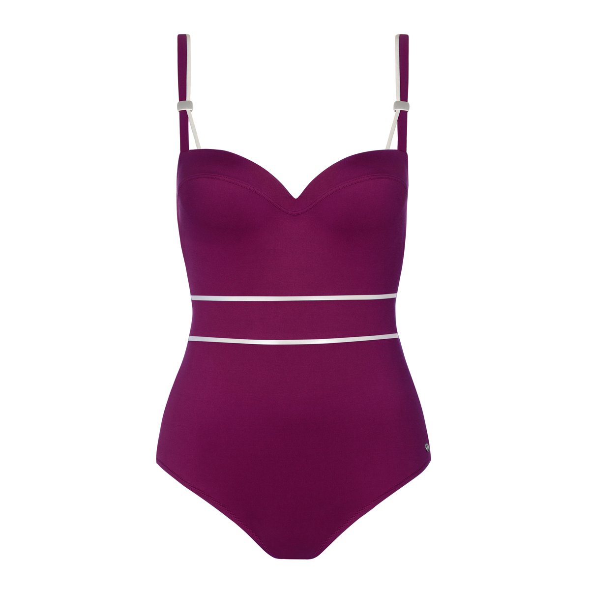 Maillot de bain une pièce préformé UVITA violet, LISCA