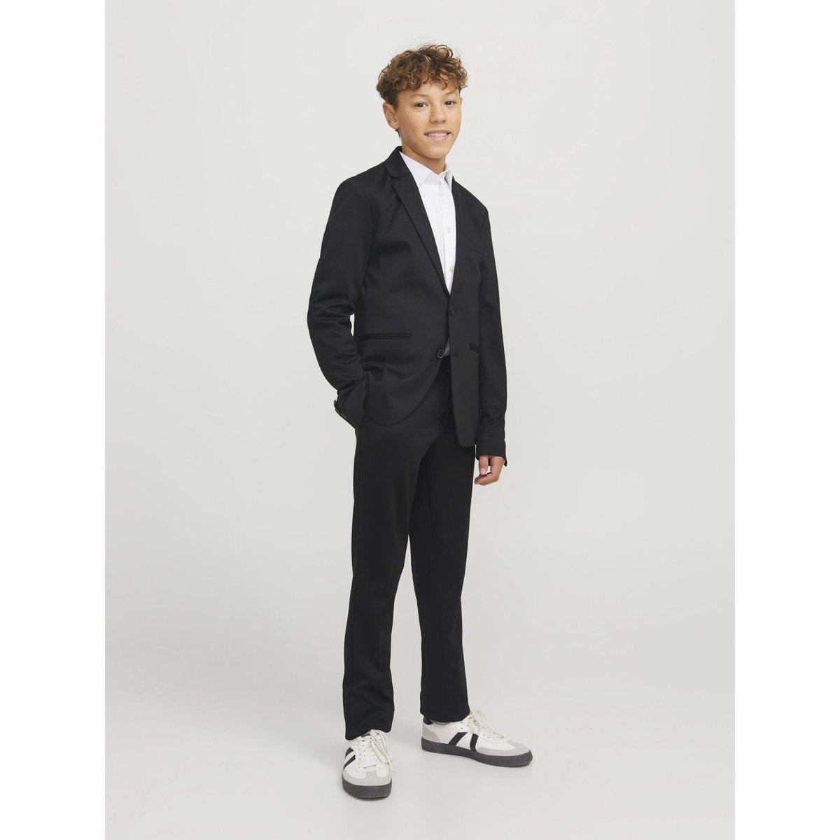 Blazer Croisé Et Pantalon De Tailleur black 1, JACK & JONES JUNIOR
