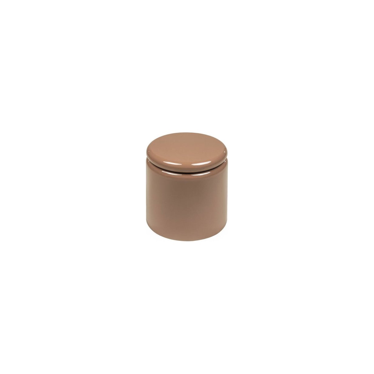 Table d'appoint ronde collection UEL en bois moka brillant, RECOLLECTION