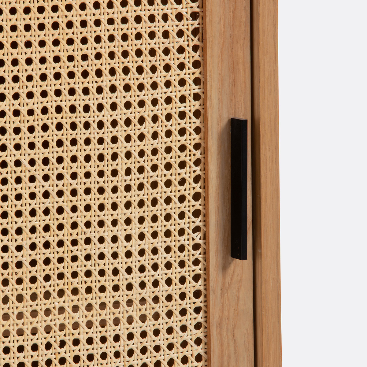 Armoire 2 portes coulissantes Waska naturel/noir, LA REDOUTE INTERIEURS