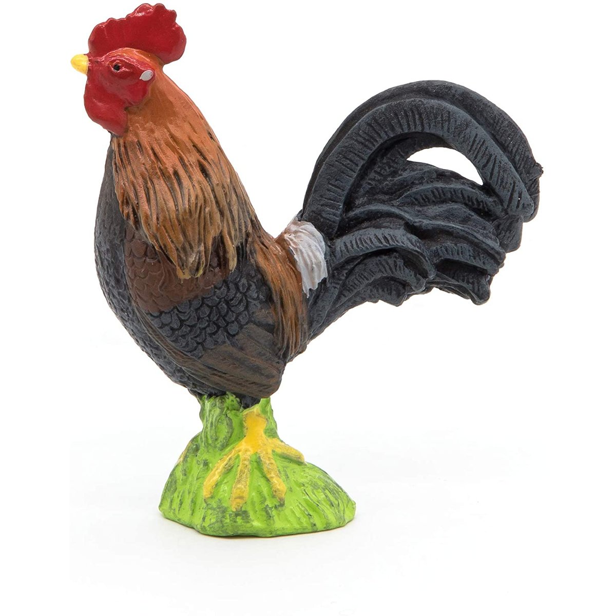 Figurine Coq gaulois marron, PAPO