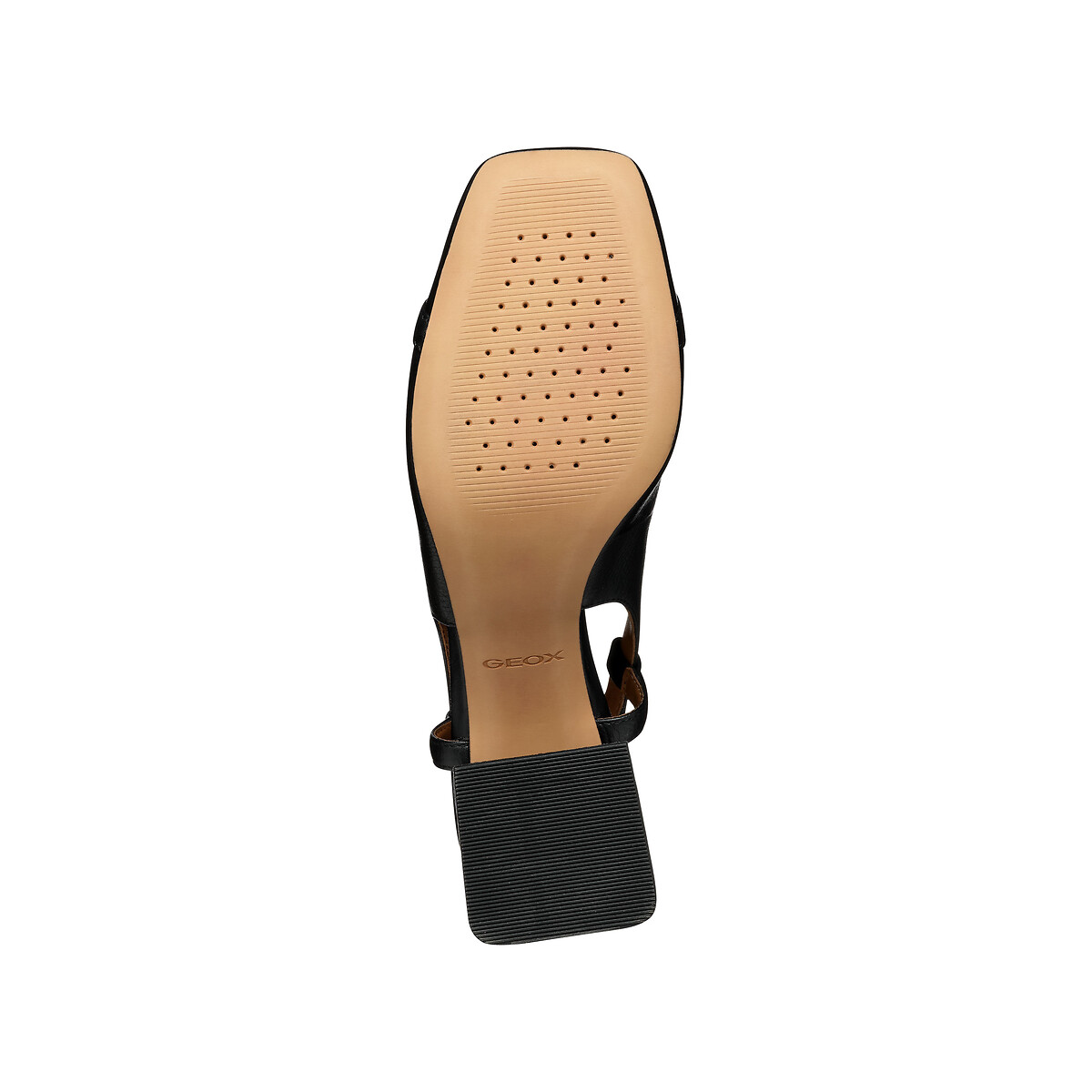 Escarpins slingback Coronilla, bout carré noir, GEOX