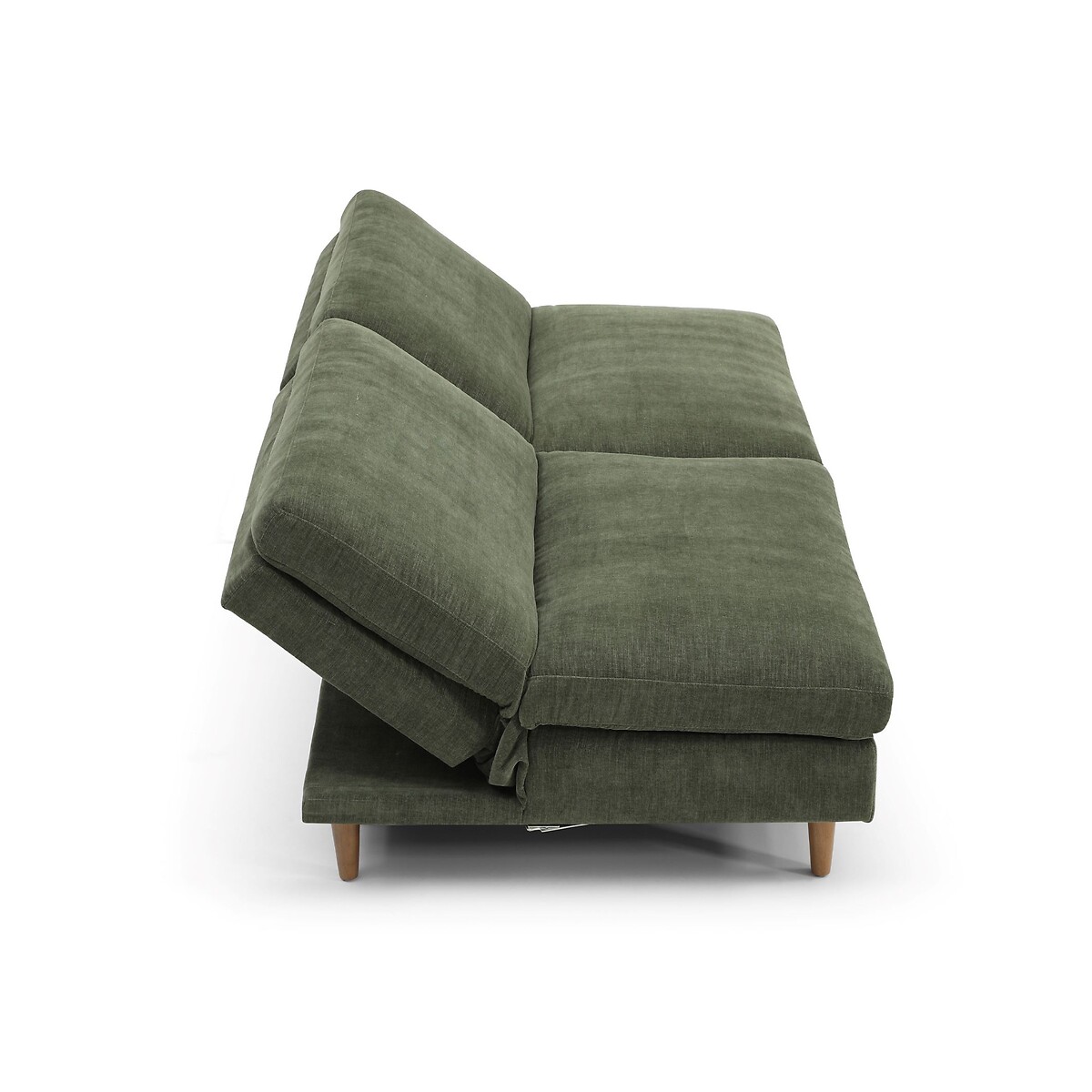 Sawyer Chenille 2 Seater Modular Click Clack Sofa Bed olive, SO'HOME