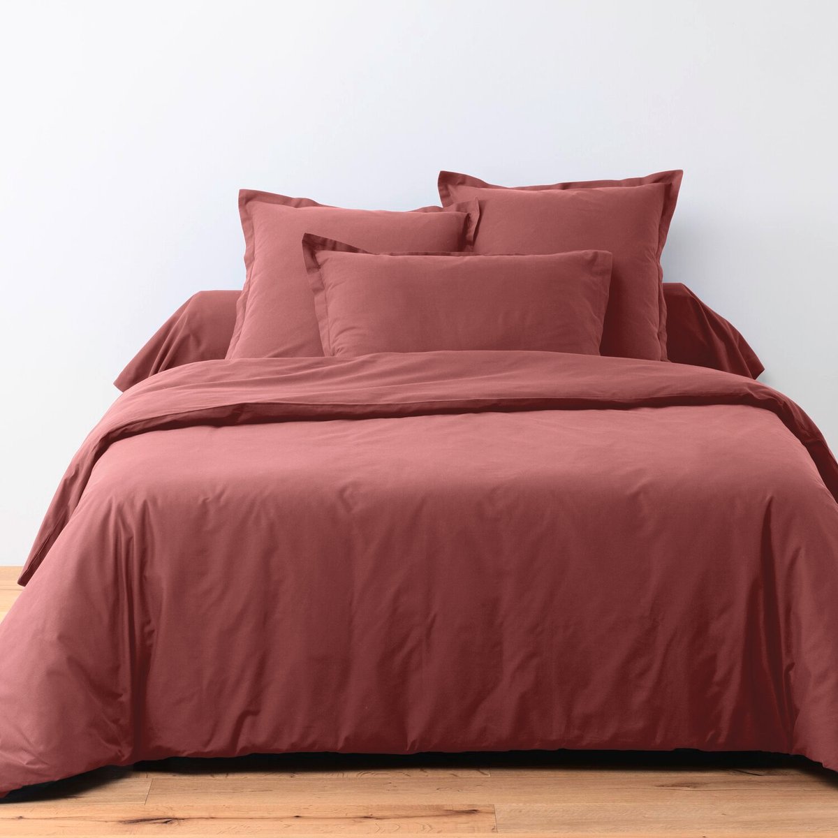 Drap housse 100% coton 57fils tomette, ATELIER DU COTON