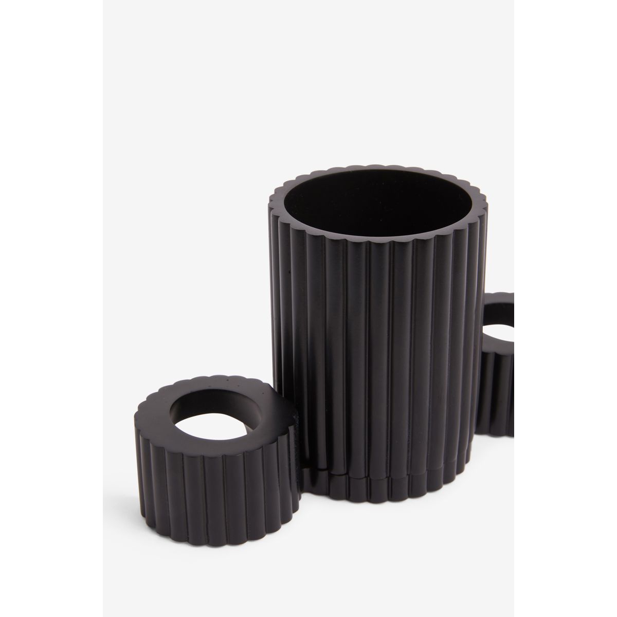 Porte-brosse à dents électrique en résine noir, NEXT