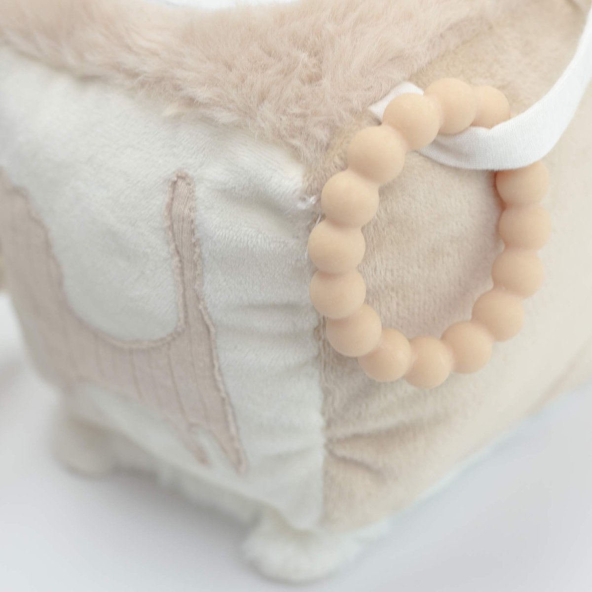 Cube d'activité bébé - Tam-Tam beige, TROIS KILOS SEPT