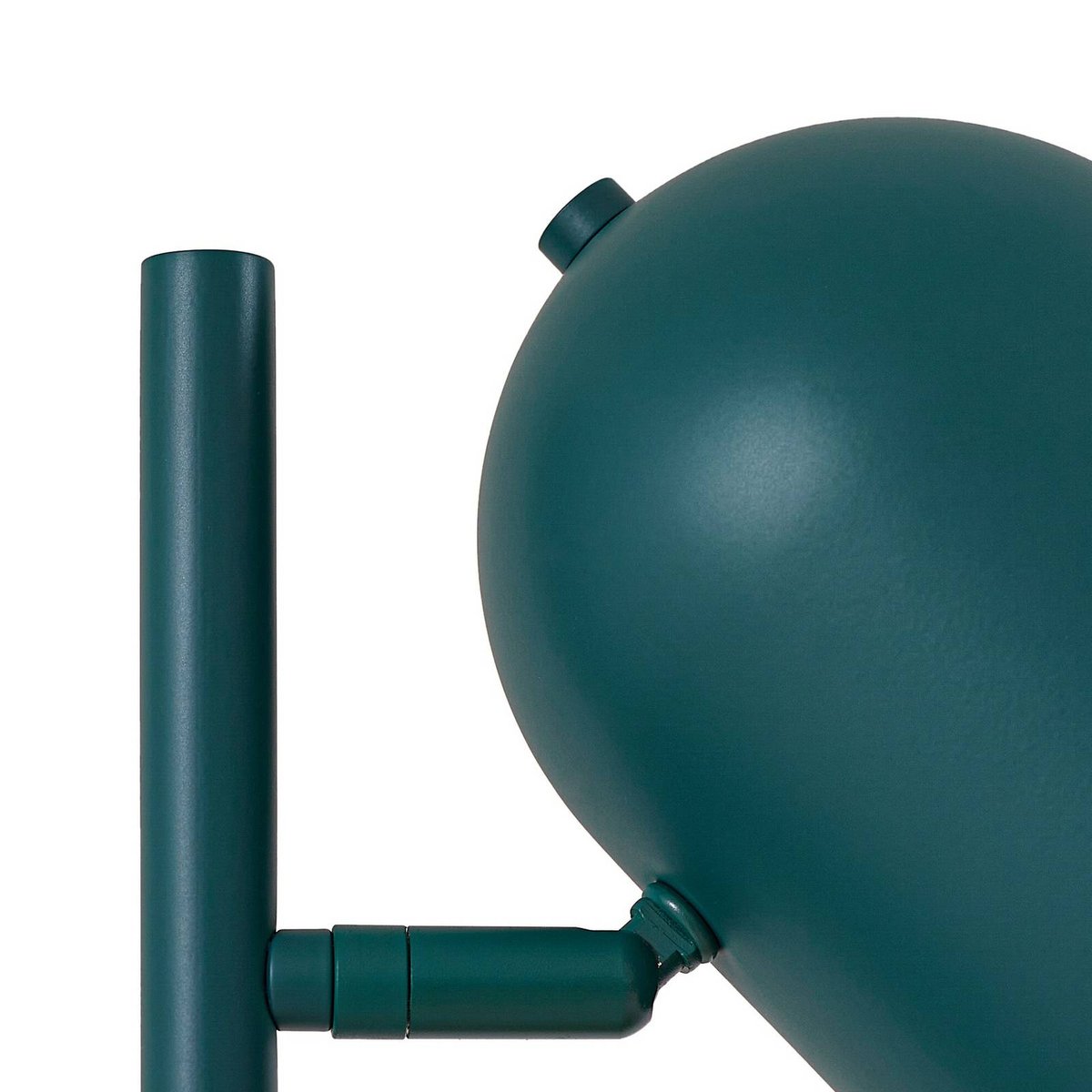 Lampadaire en métal moderne, Isara vert, LINDBY