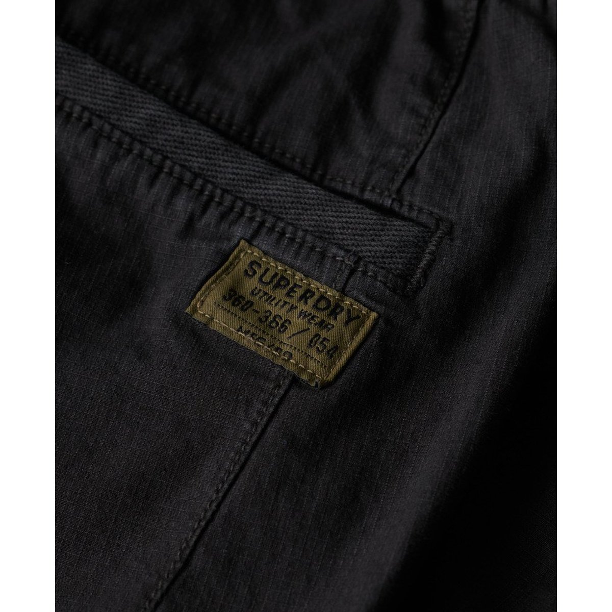Pantalon slim cargo Para noir, SUPERDRY