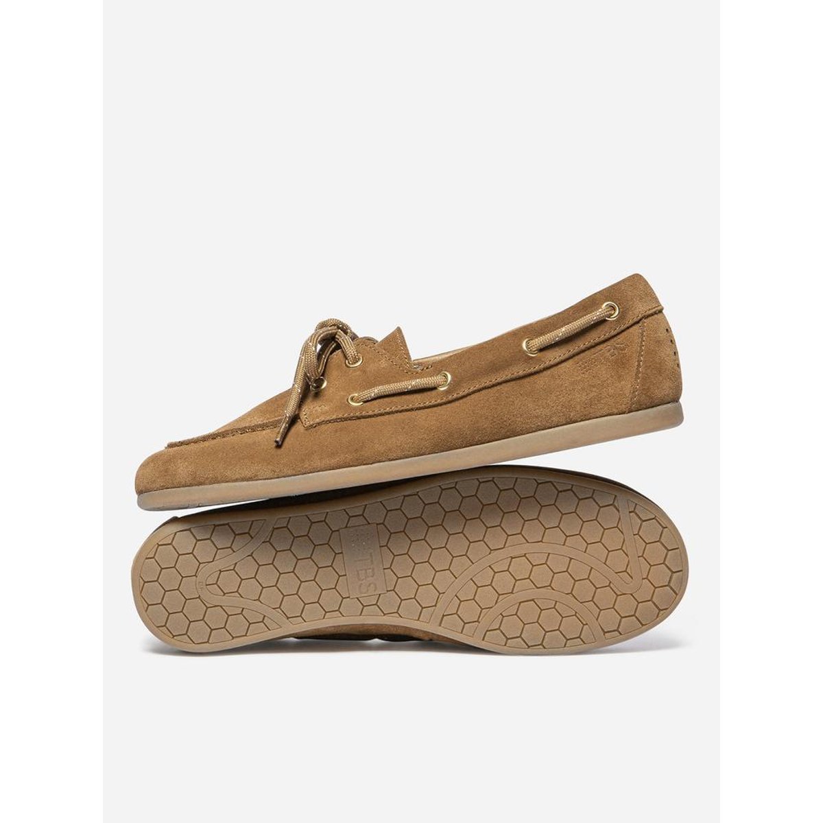 Chaussures bateau MORICIA tan, TBS