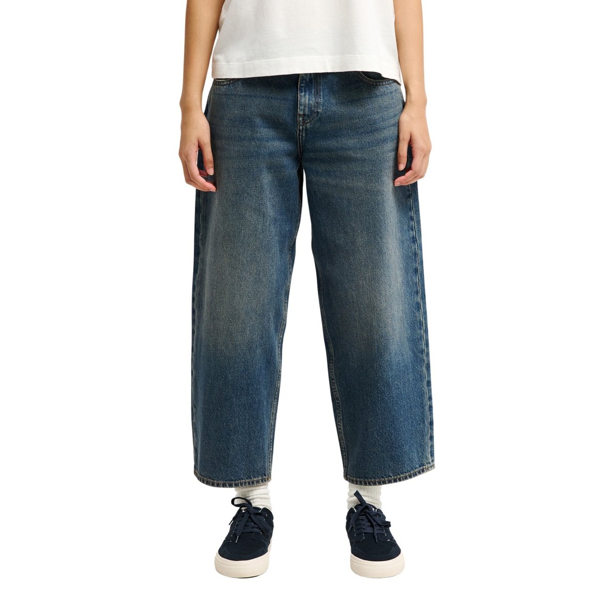 Jean coupe skate QSW SKATE DENIM noir black black used, QUIKSILVER