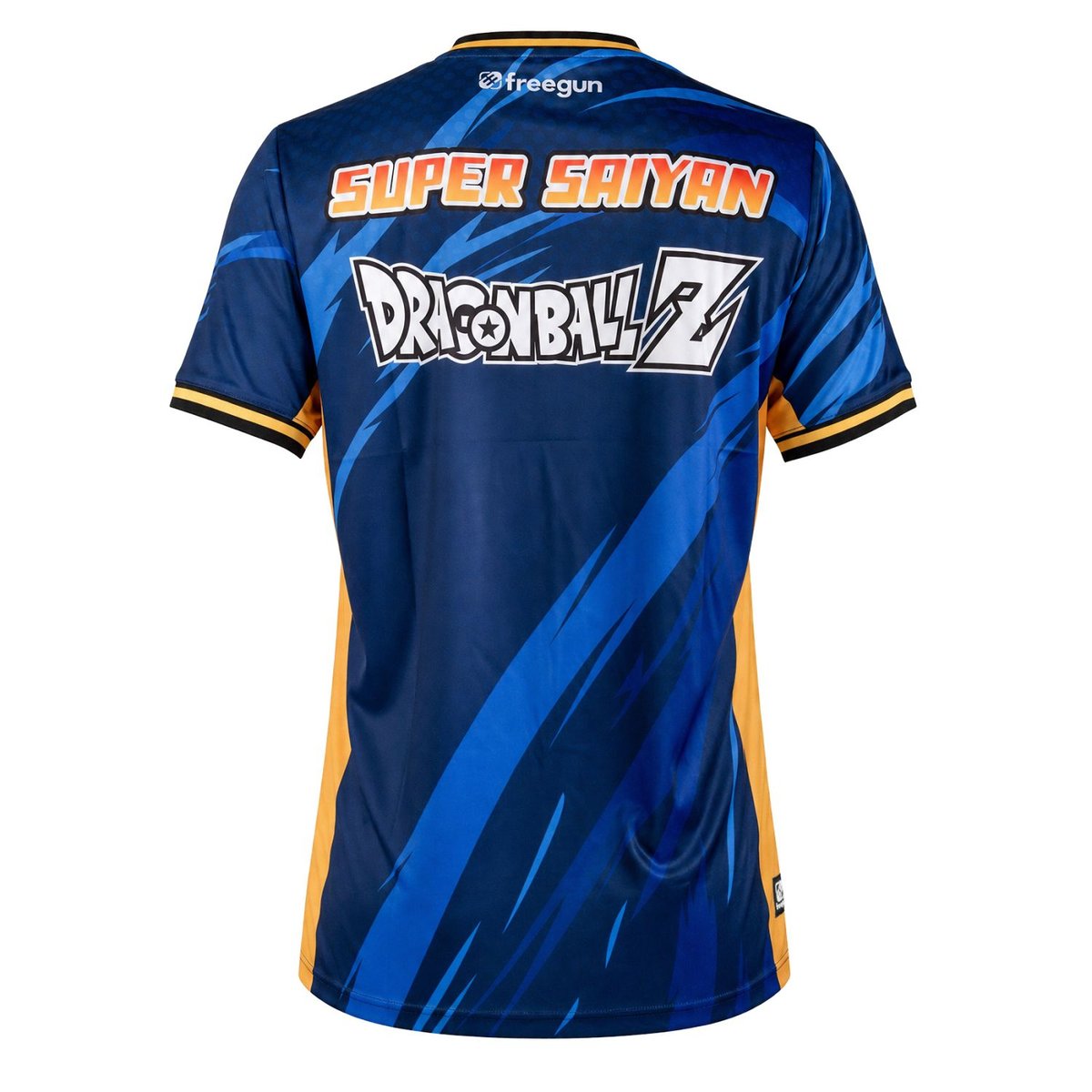 Jersey E-sport Dragon Ball Z bleu marine/jaune/orange/bleu, FREEGUN