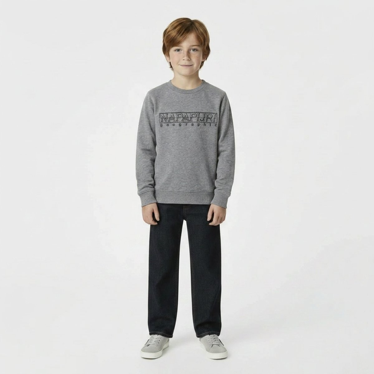 Pull - Très bon état gris, NAPAPIJRI