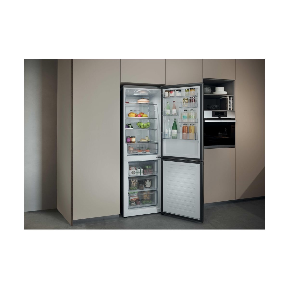 Réfrigérateur combiné HDPR1618ANPK couleur unique, HAIER