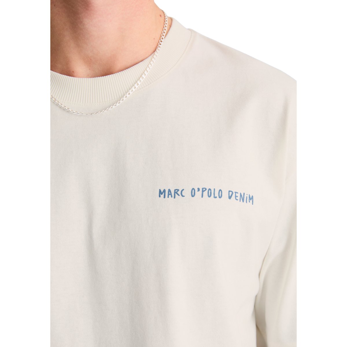 T-shirt  Crayfish Capsule avec impression dans le dos blanc, MARC O’POLO DENIM