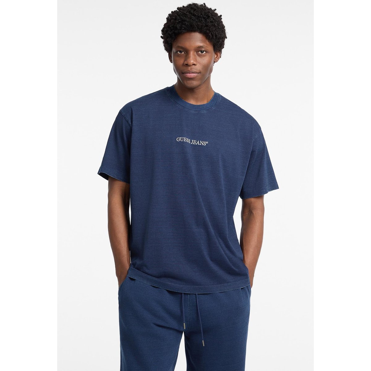 T-Shirt Oversize bleu, GUESS JEANS