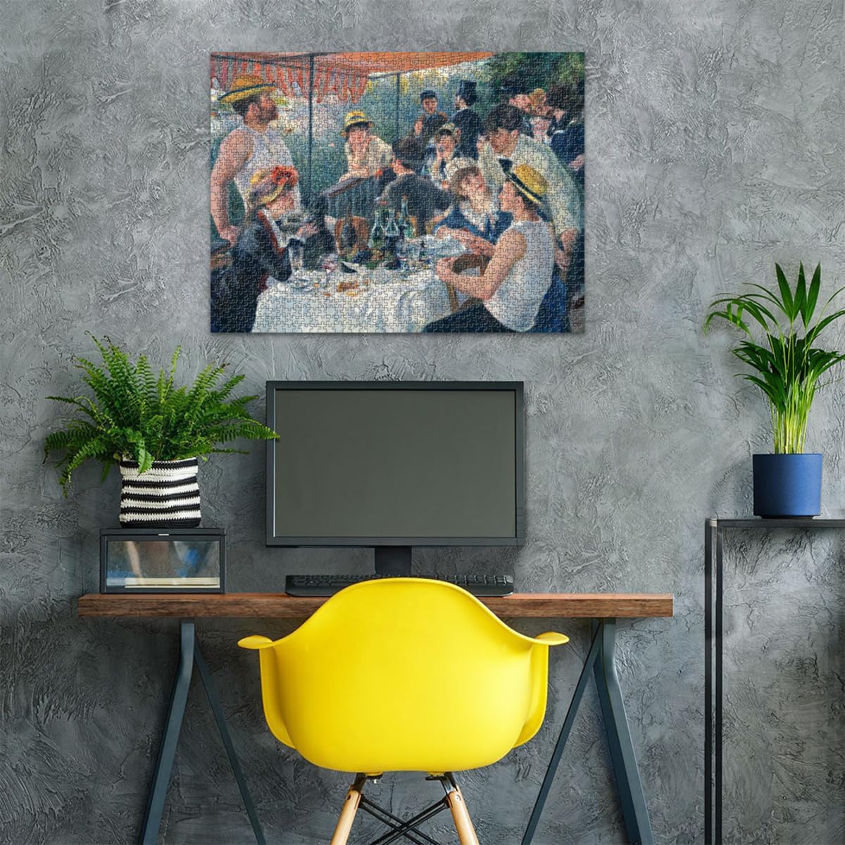 Puzzle Le Déjeuner des Canotiers de Renoir 1500 pcs blanc, RAVENSBURGER
