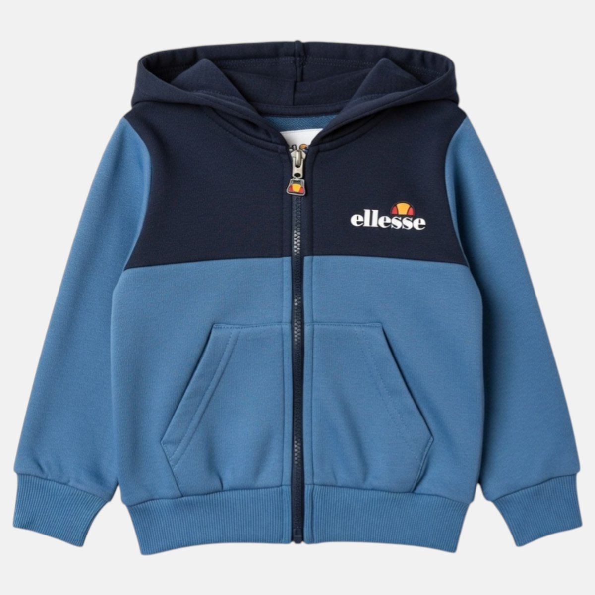 Ensemble 3 pièces t-shirt, veste à capuche et pantalon de jogging SQUAD bleu marine, ELLESSE