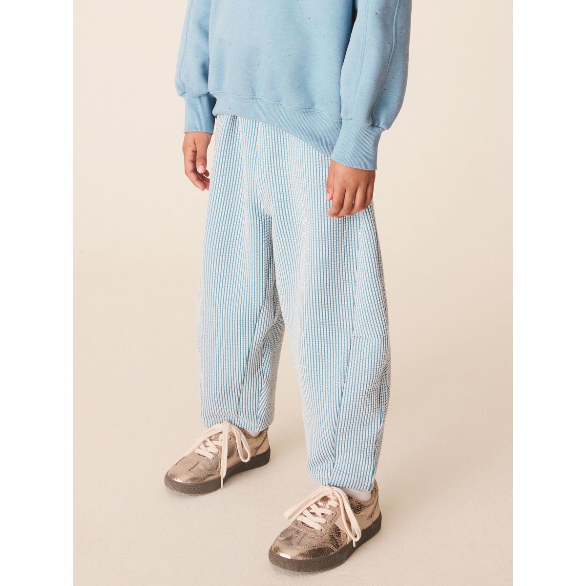 Ensemble sweat et pantalon texturé bleu, NEXT