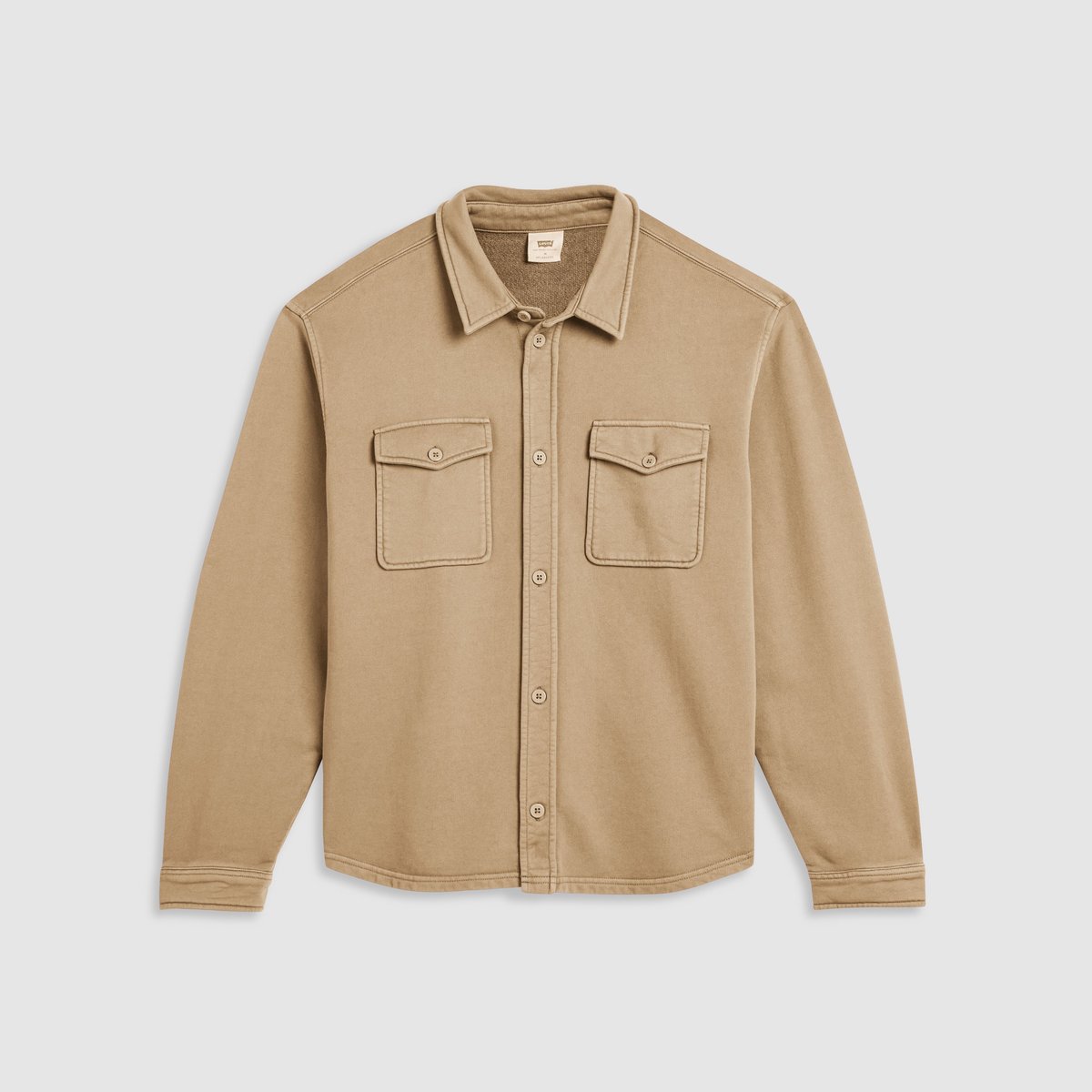 Surchemise worker en toile douce Bayview jaune - garment dye harvest gold, LEVI'S