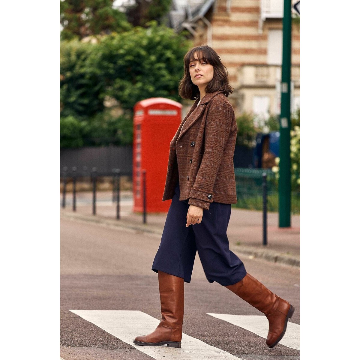 Natalia Checked Coat check print, LA PETITE ETOILE