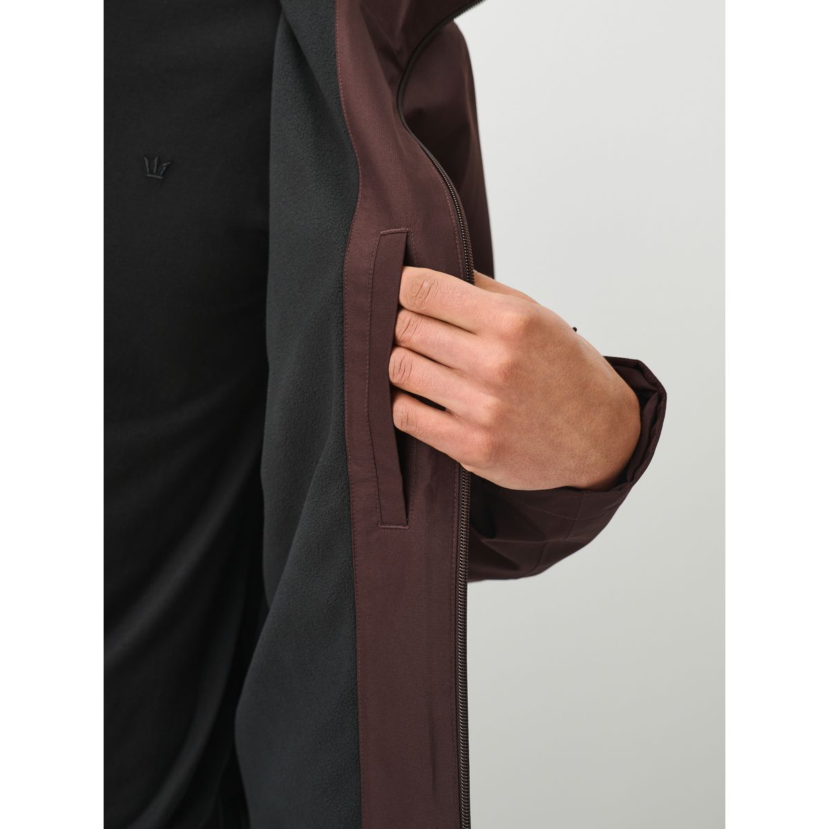 Anorak imperméable rouge bordeaux, NEXT