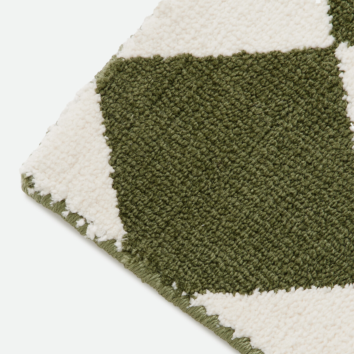 Tapis, motif losanges, BLOVA kaki, LA REDOUTE INTERIEURS
