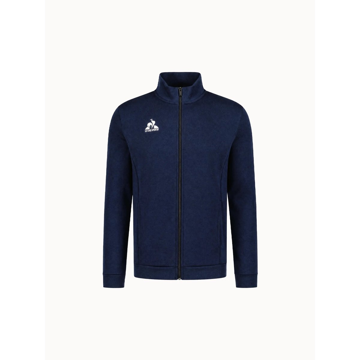 Veste zippée avec détails tricolores Teamsport blue, LE COQ SPORTIF