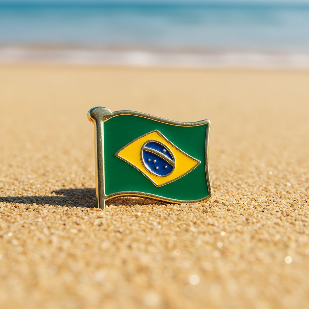 Pins BANDEIRA BRASIL - Or or, CACATOES