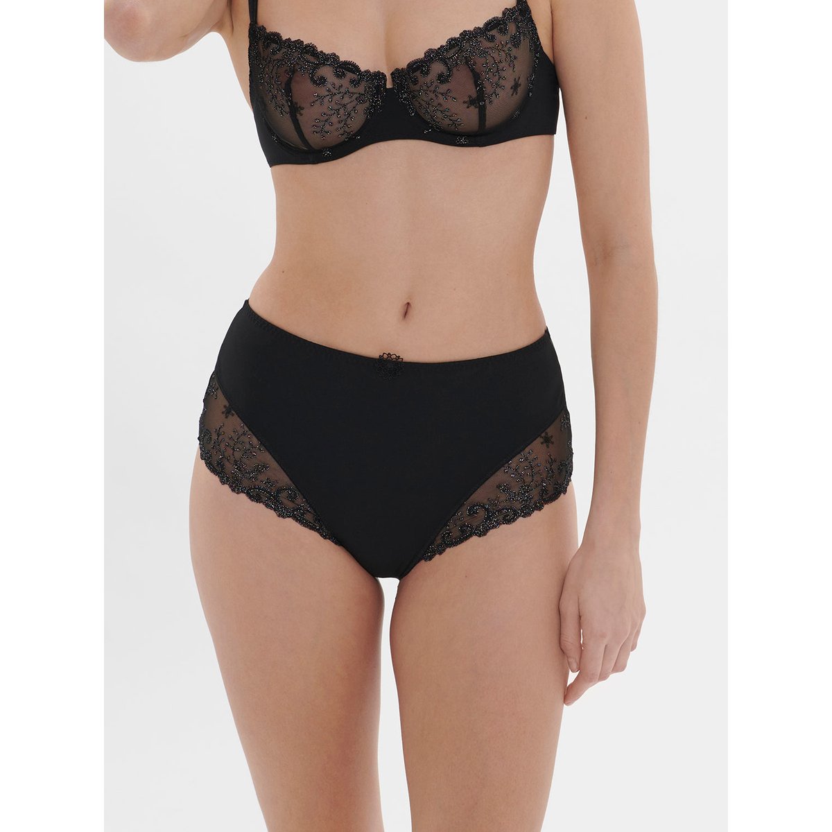 Culotte taille haute, DÉLICE noir, SIMONE PERELE