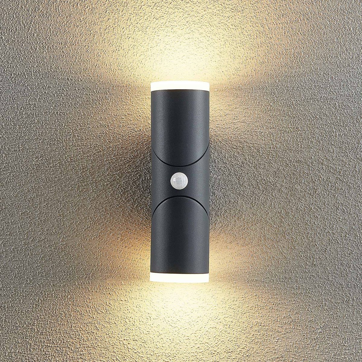 Applique extérieure en aluminium moderneLED gris foncé (ral 7016), LINDBY