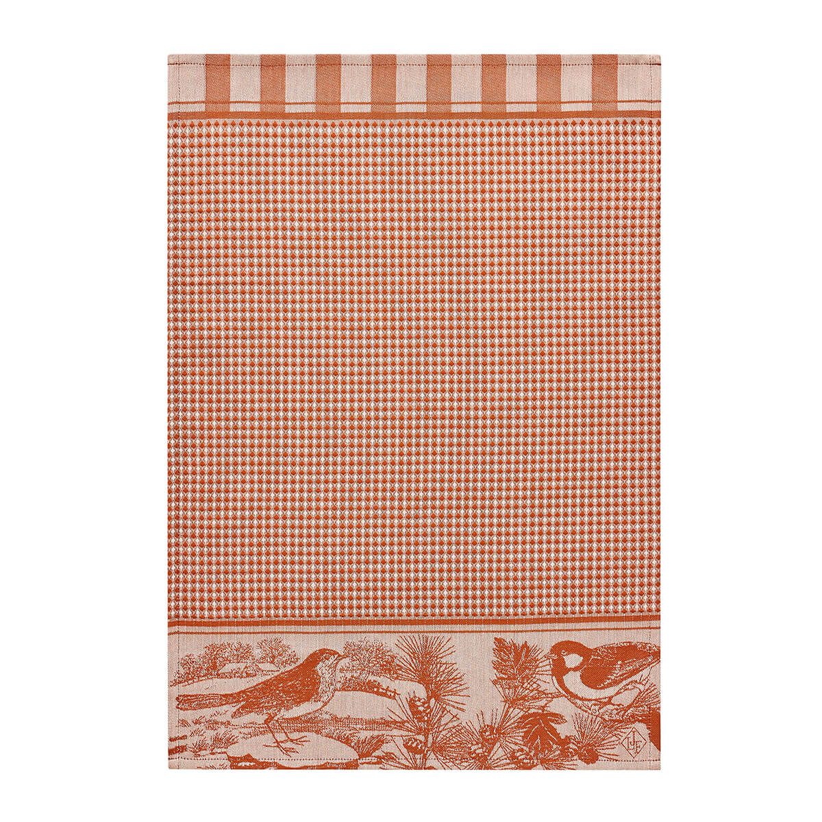 Essuie-mains en Coton, MÉLODIES noisette, LE JACQUARD FRANCAIS