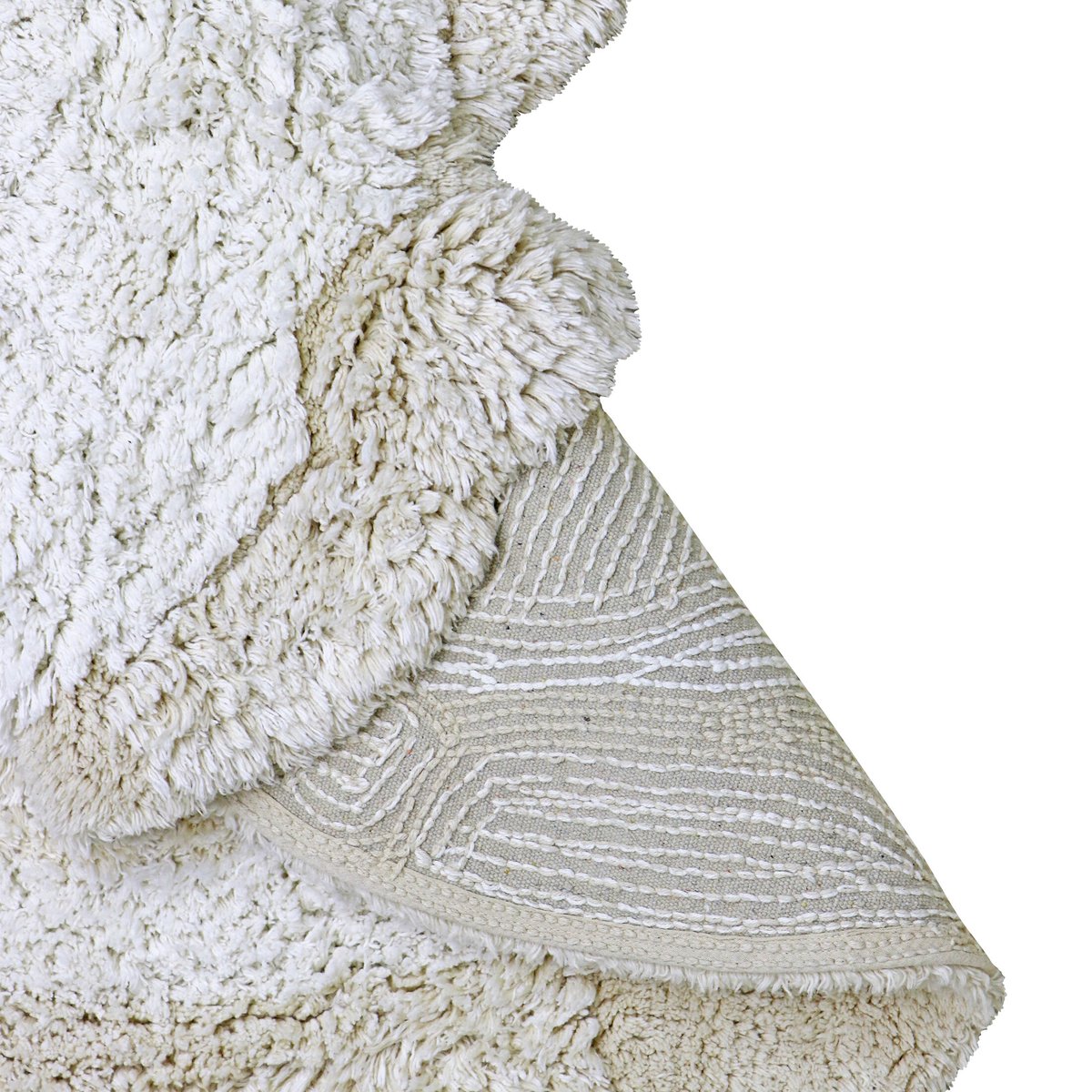 Tapis d'animaux lavable Bunny naturel, ivoire, nude, marron clair, LORENA CANALS
