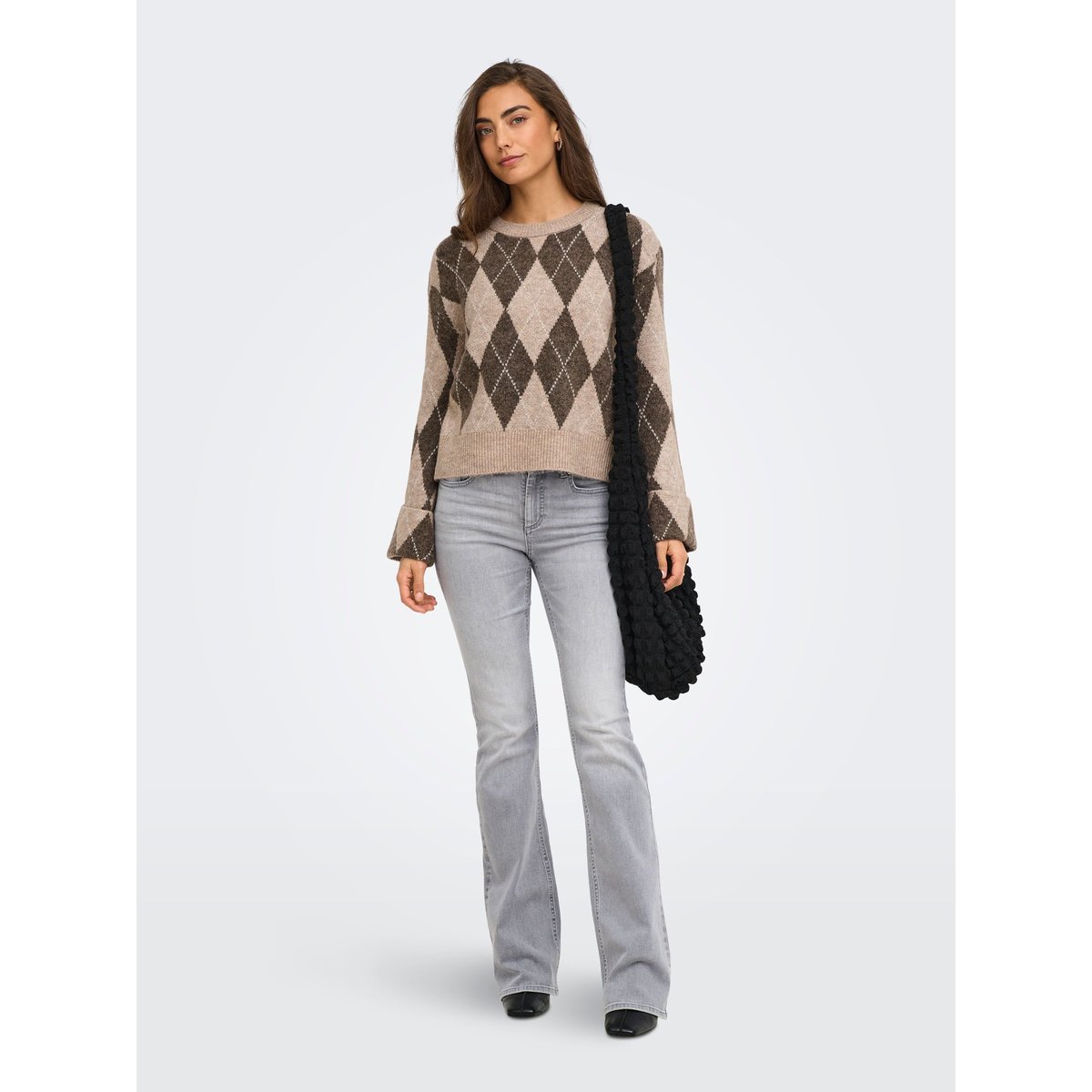 Pull En Maille beige 1, ONLY