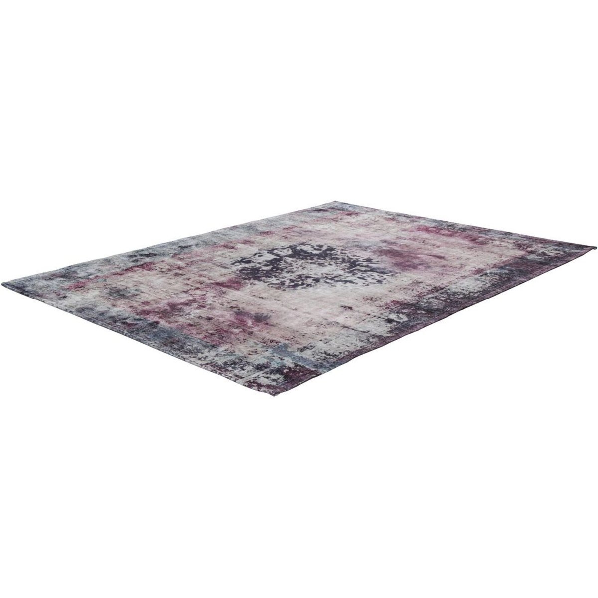 Tapis tissé rectangulaire, style vintage gris, ARTE ESPINA