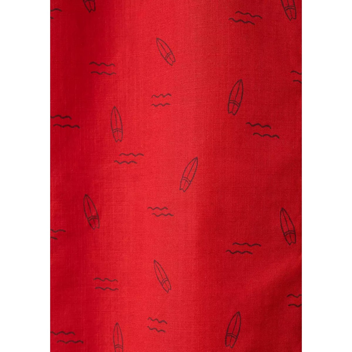 Chemise imprimée manches courtes rouge, MANGO KIDS