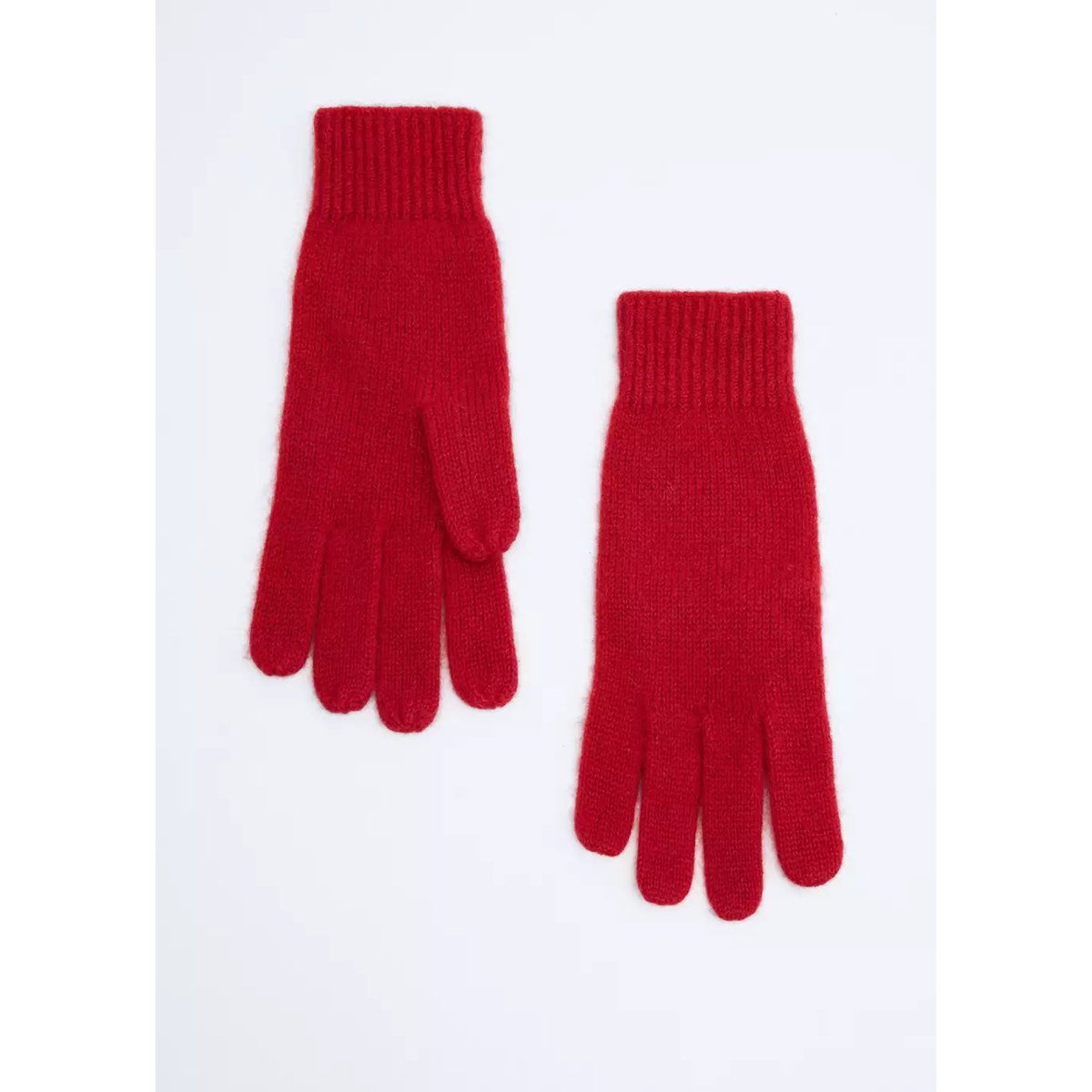Gants 100 % cachemire rouge, MANGO