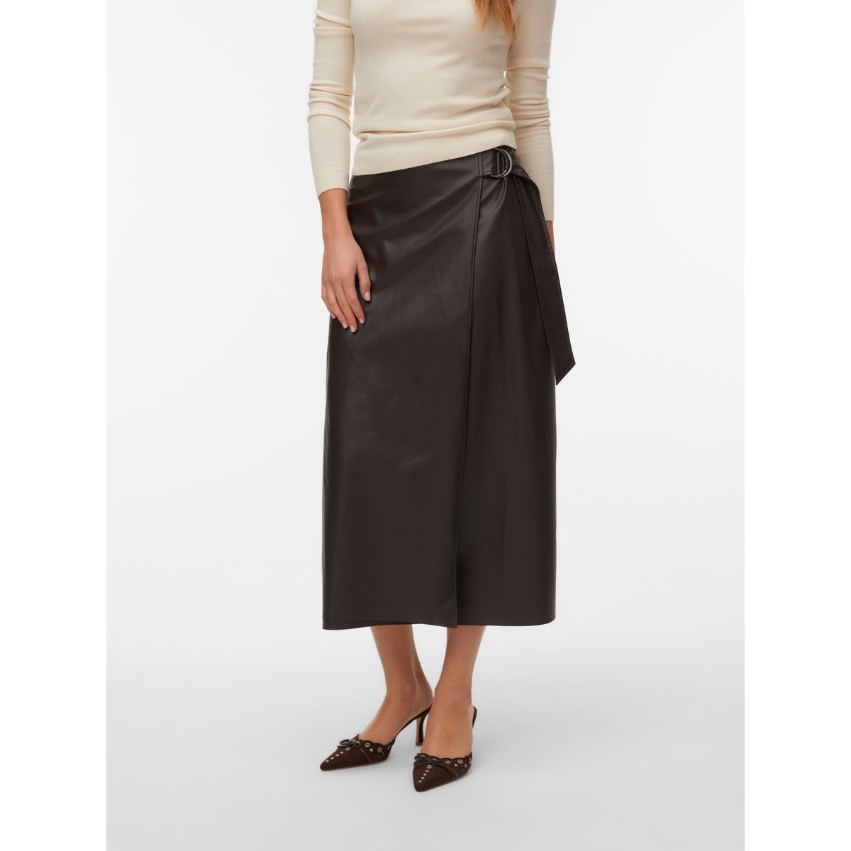 Jupe marron - chocolate martini, VERO MODA