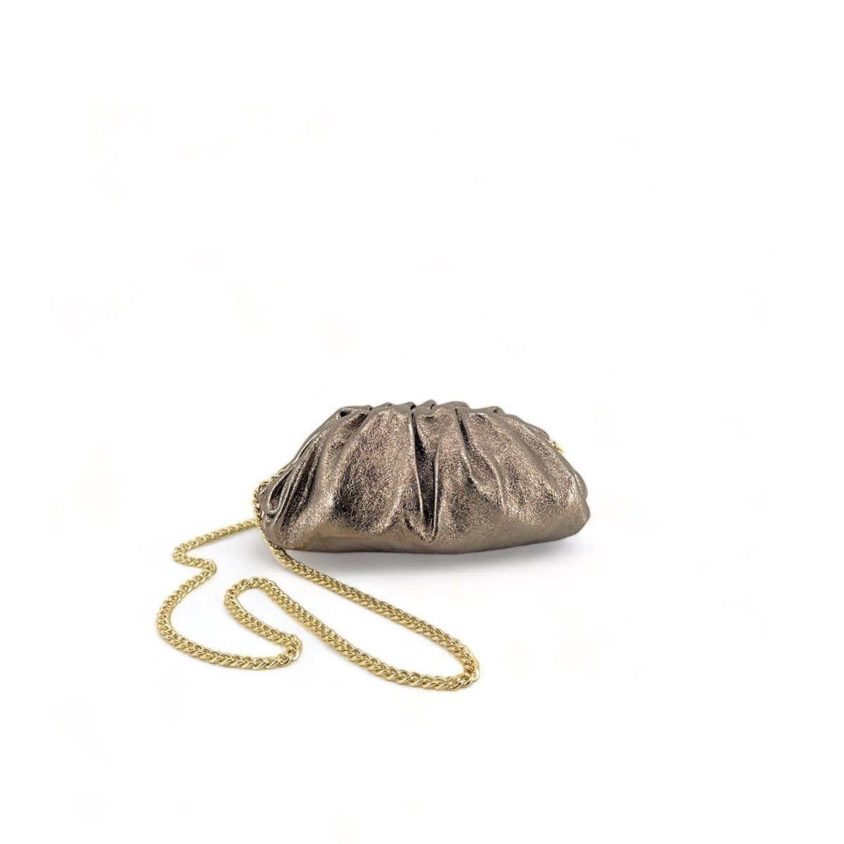 Mini-sac à main en cuir irisé RIO champagne, OH MY BAG