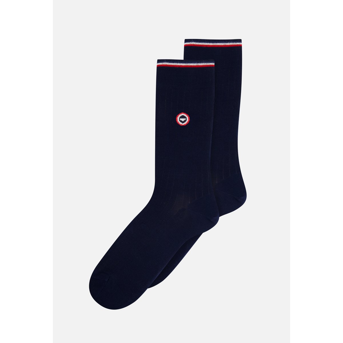 Lot de 3 chaussettes mi-hautes Lucas bleu anthracite noir, LE SLIP FRANCAIS