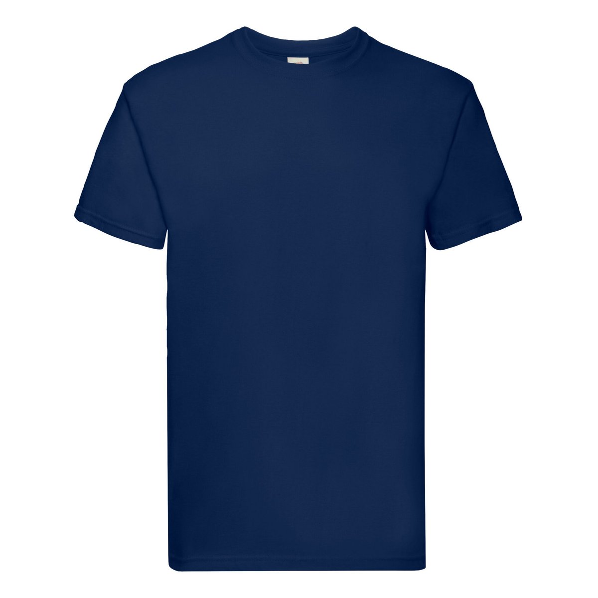 T-shirt SUPER PREMIUM bleu marine, FRUIT OF THE LOOM