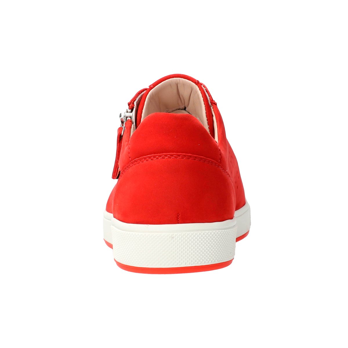 Baskets en cuir NIKITA rouge p5139187, MEPHISTO
